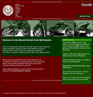 Benelli Motobi Club GB