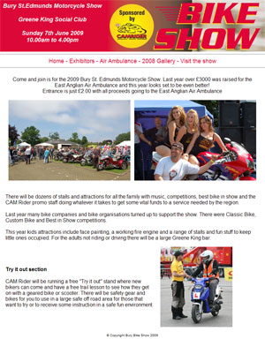 Bury St.Edmunds Motorcycle Show