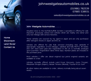 John Westgate Automobiles