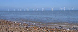Wind Turbines just off the Great Yarmouth Coast